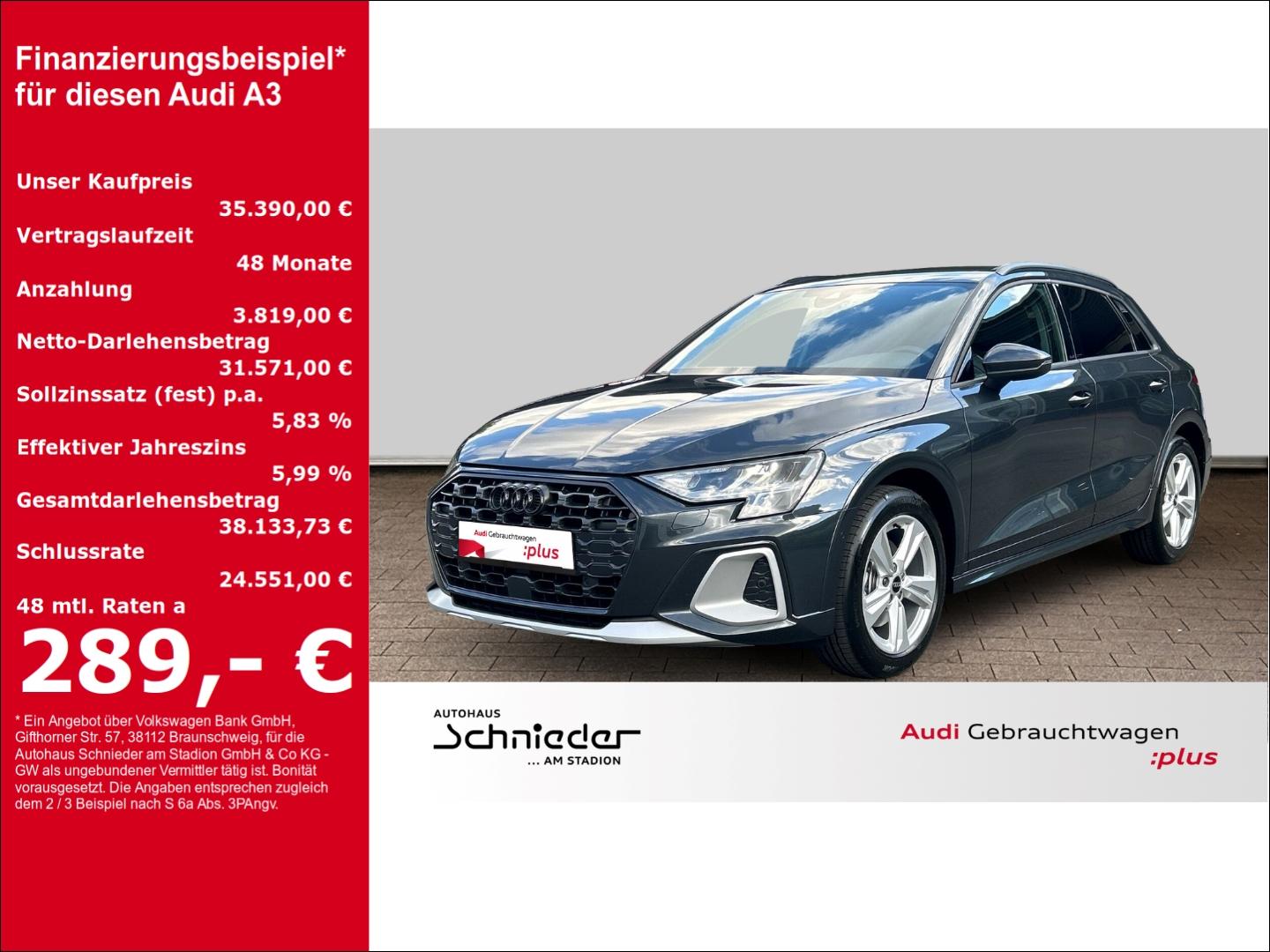 Audi A3 allstreet 35 TFSI S-tronic KAMERA+AHK+STANDHE