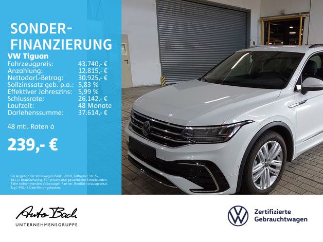 Volkswagen Tiguan 2.0 TDI DSG R-Line 4Motion, Navi, LED, Rü