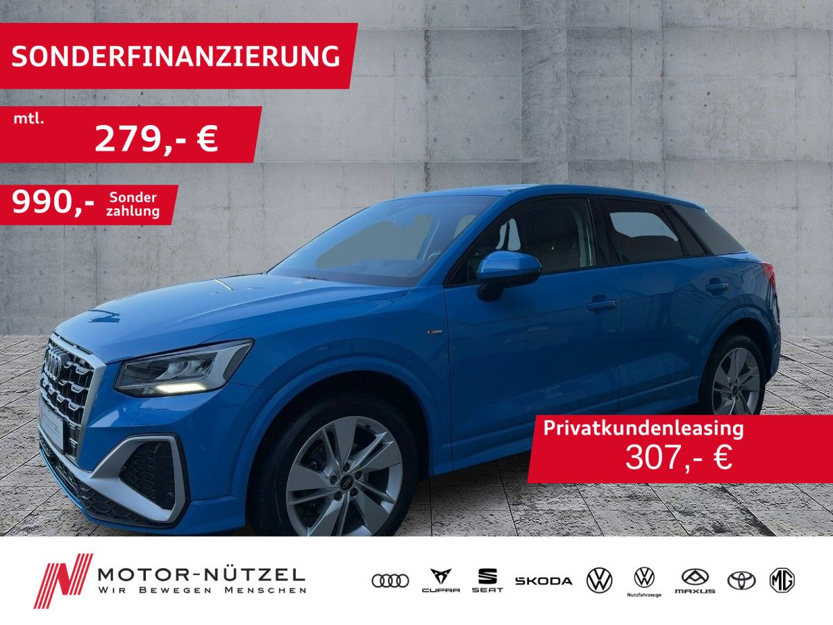 Audi Q2 35 TFSI S-TR S-LINE LED+PDC+GRA+SHZ+18"LM