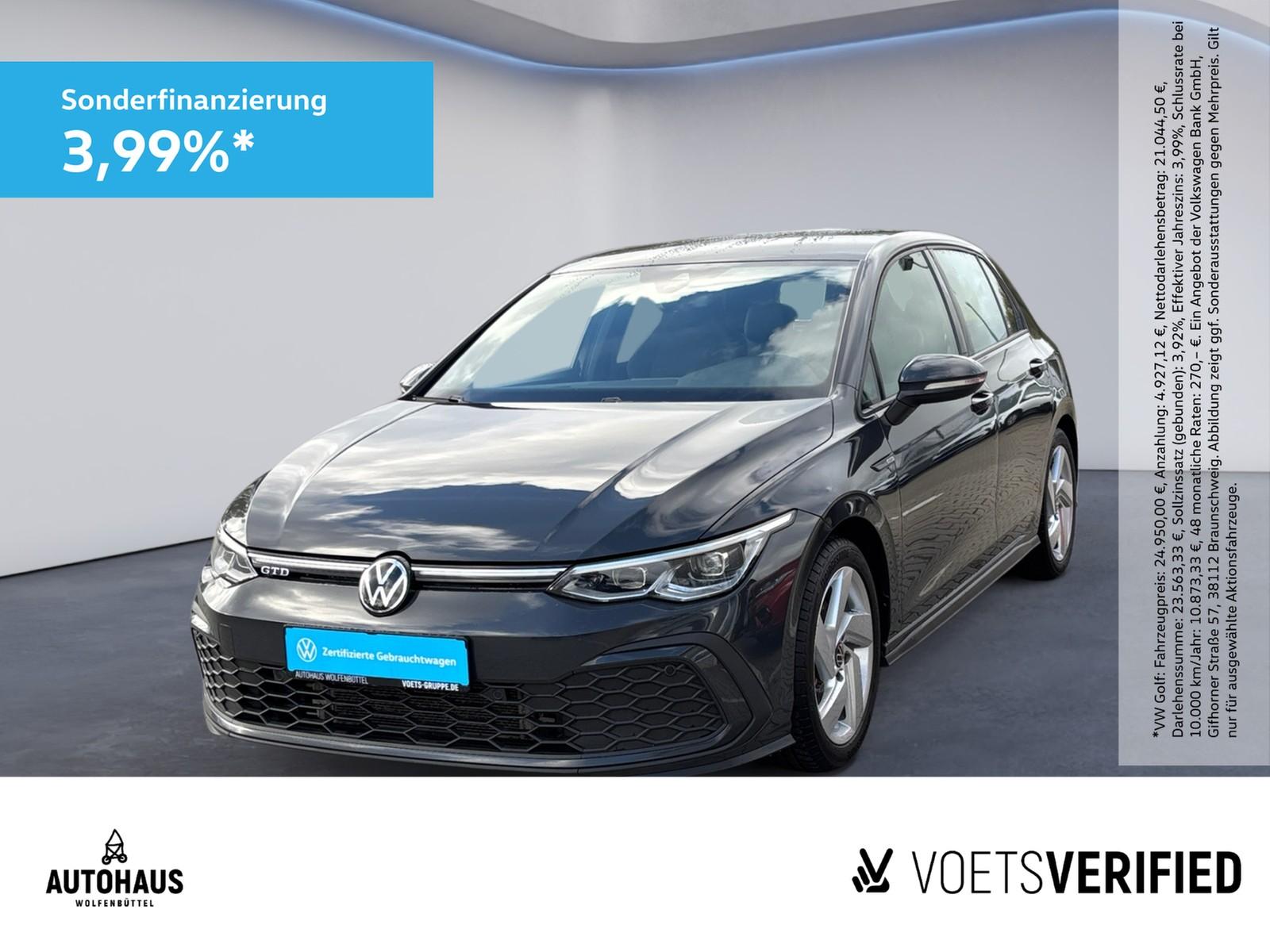Volkswagen Golf VIII GTD DSG APP LED NAV PDC
