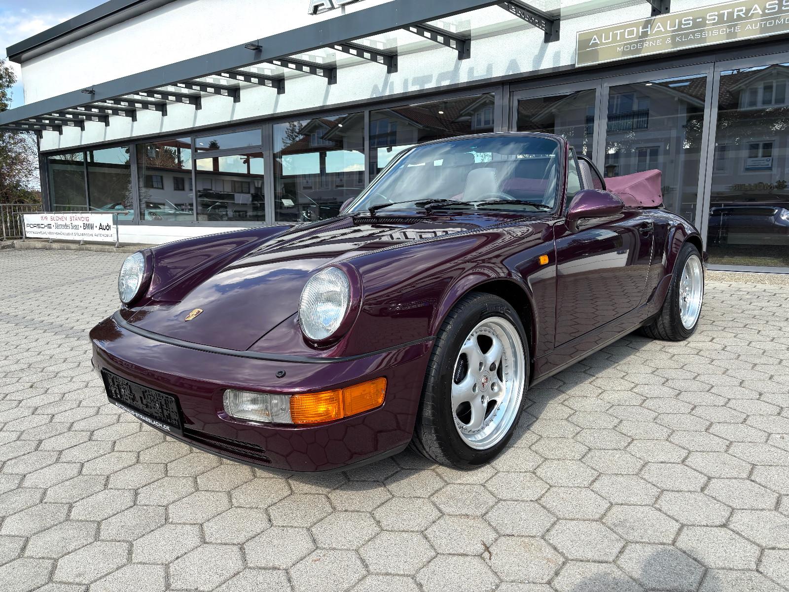 Porsche 964 C2 CABRIO DEUTSCH SCHECKHEFT SCHALTER TOP!