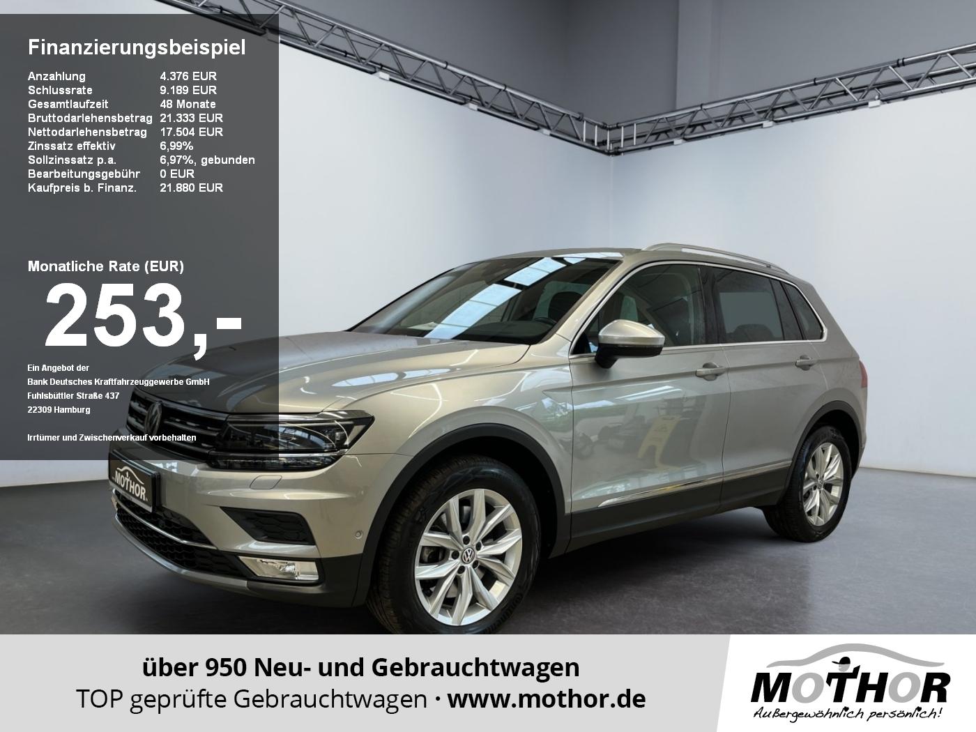 Volkswagen Tiguan Highline 2.0TSI DSG 4Motion ACC Kamera LM