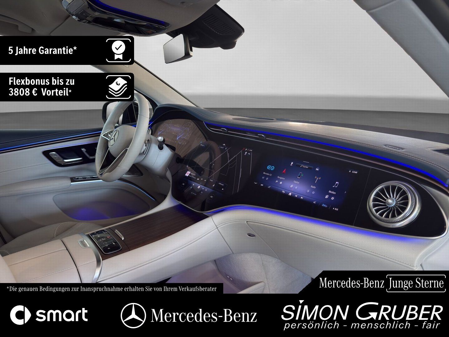 Fahrzeugabbildung Mercedes-Benz EQS 580 4M SUV AMG Night Business Class 7Sitzer
