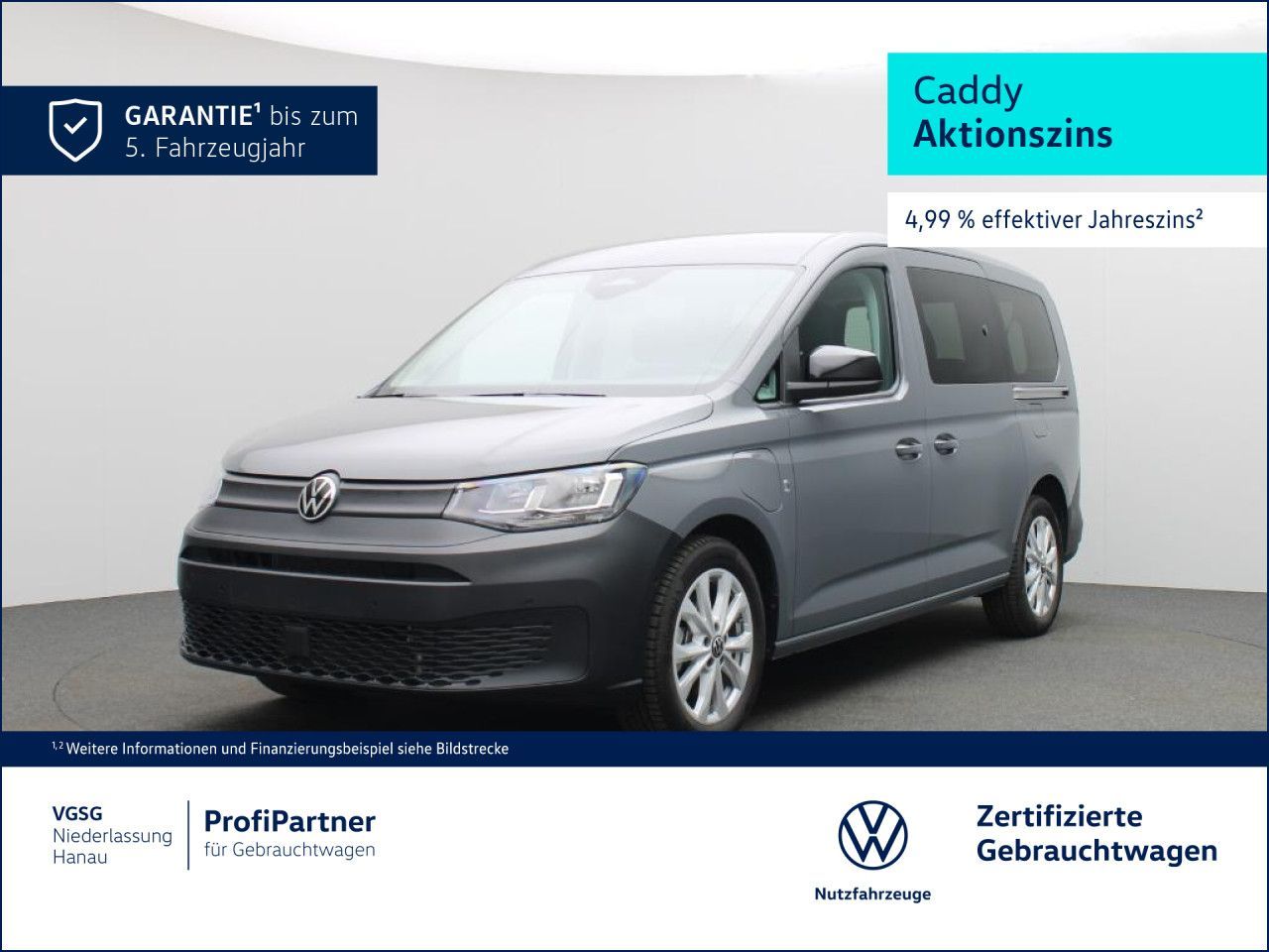 Volkswagen Caddy Maxi Basi AGR Kamera Klima Sitzhzg.