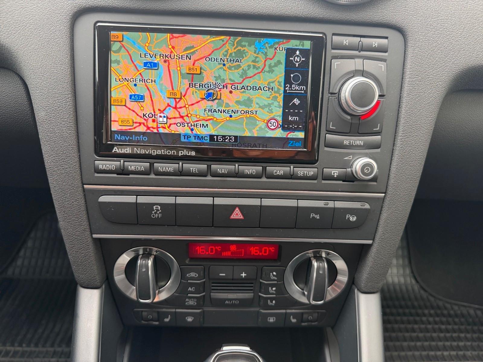 Audi A3 Sportback 2.0 TFSI 200 ch – Automatique – GPS – Xénon – Sièges chauffants – PDC