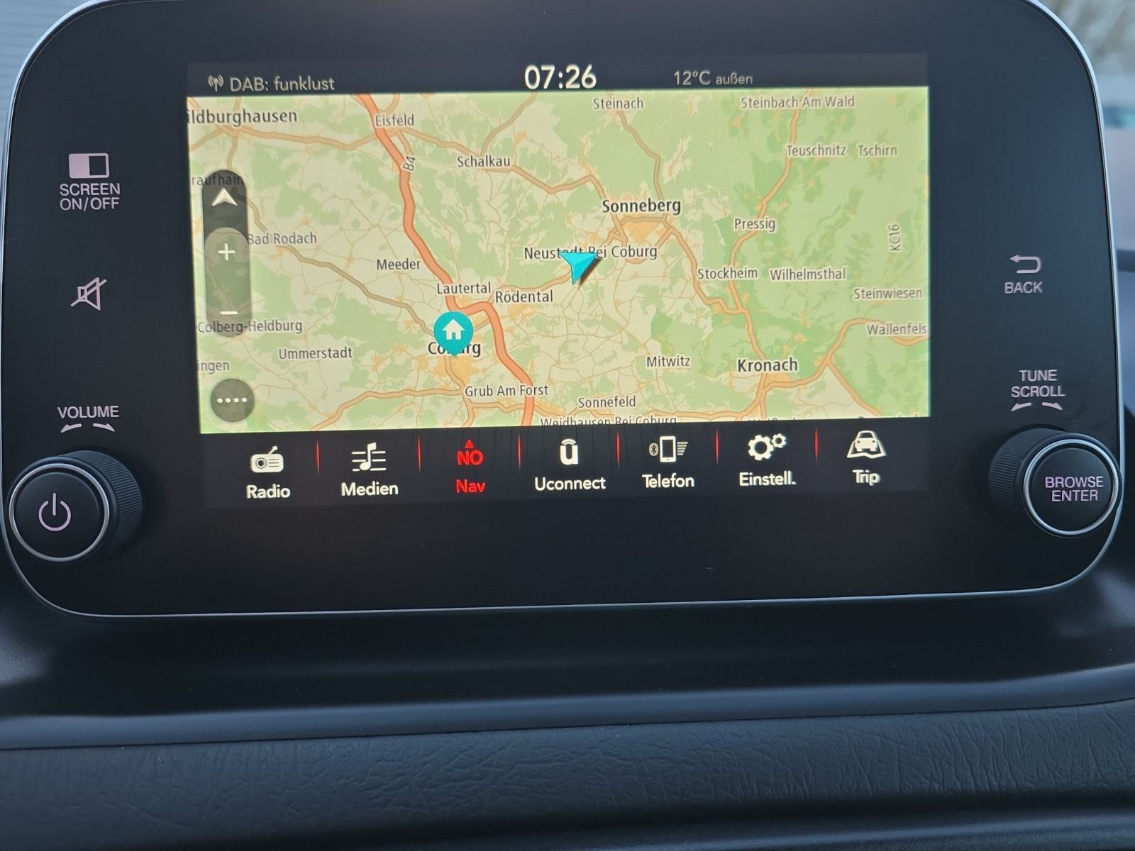 Fahrzeugabbildung Fiat Tipo Lounge Automatik Kamera LED  Navi  PCD