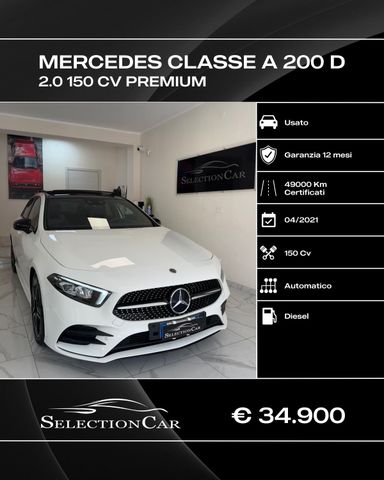 Mercedes-Benz Mercedes-benz A 200 A 200 d Automatic Premium