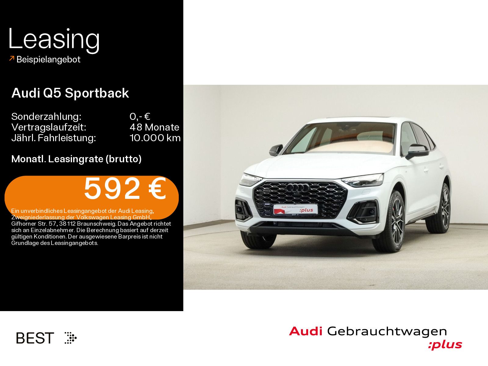 Audi Q5 Sportback S line 45 TFSI qu. AHK, Pano, Assis