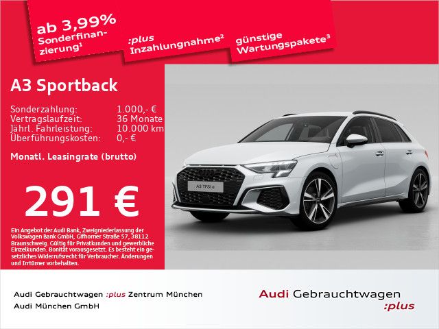 Audi A3 Sportback 40 TFSI e S tronic S line ACC/AHK/V