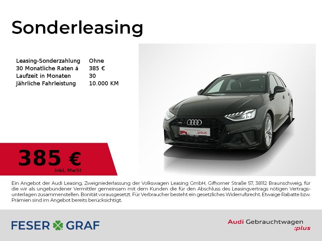 Abbildung Leasingangebot Audi A4 Avant 45 TFSI S line quattro LED/AHK/ACC/Navi