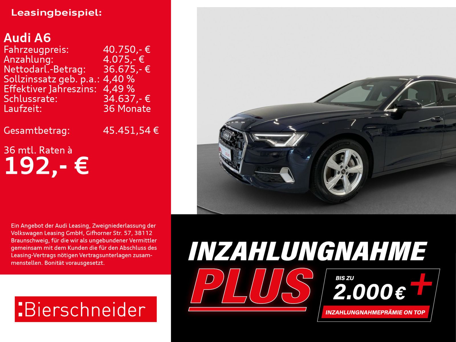 Audi A6 Av 45 TFSI qu advanced AHK MATRIX PANO CAM AC imagem 2