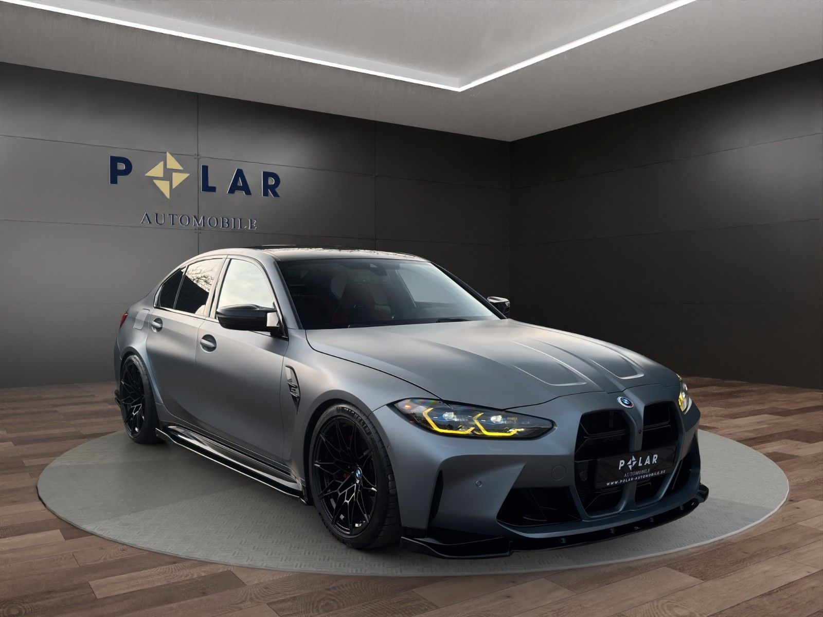 Fahrzeugabbildung BMW M3 Comp. Gelbe M-DRL/Carbon/M-Drivers/Individual