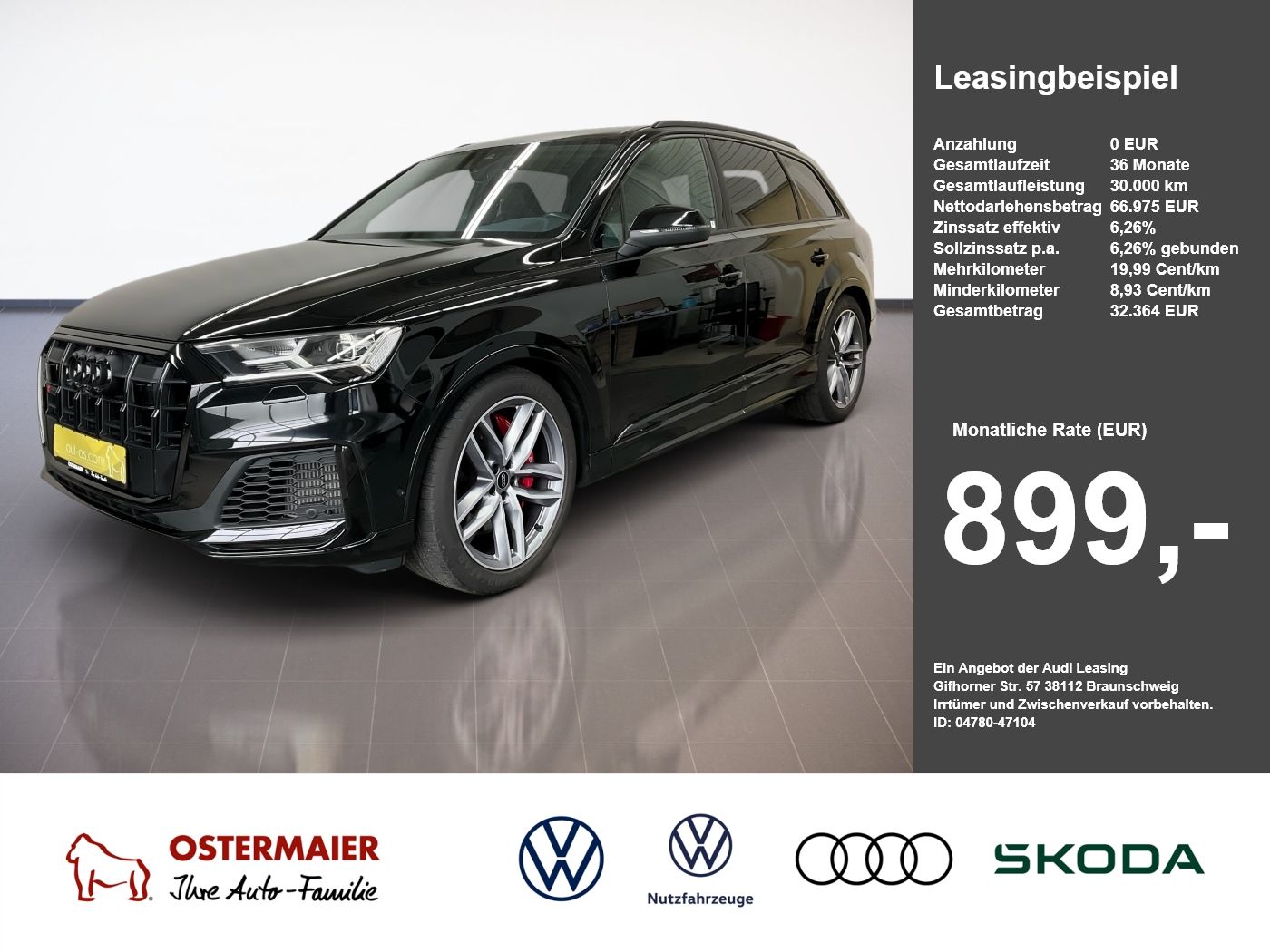 Audi SQ7 COMPETITION PLUS BLACK EDITION 507PS QUATTRO