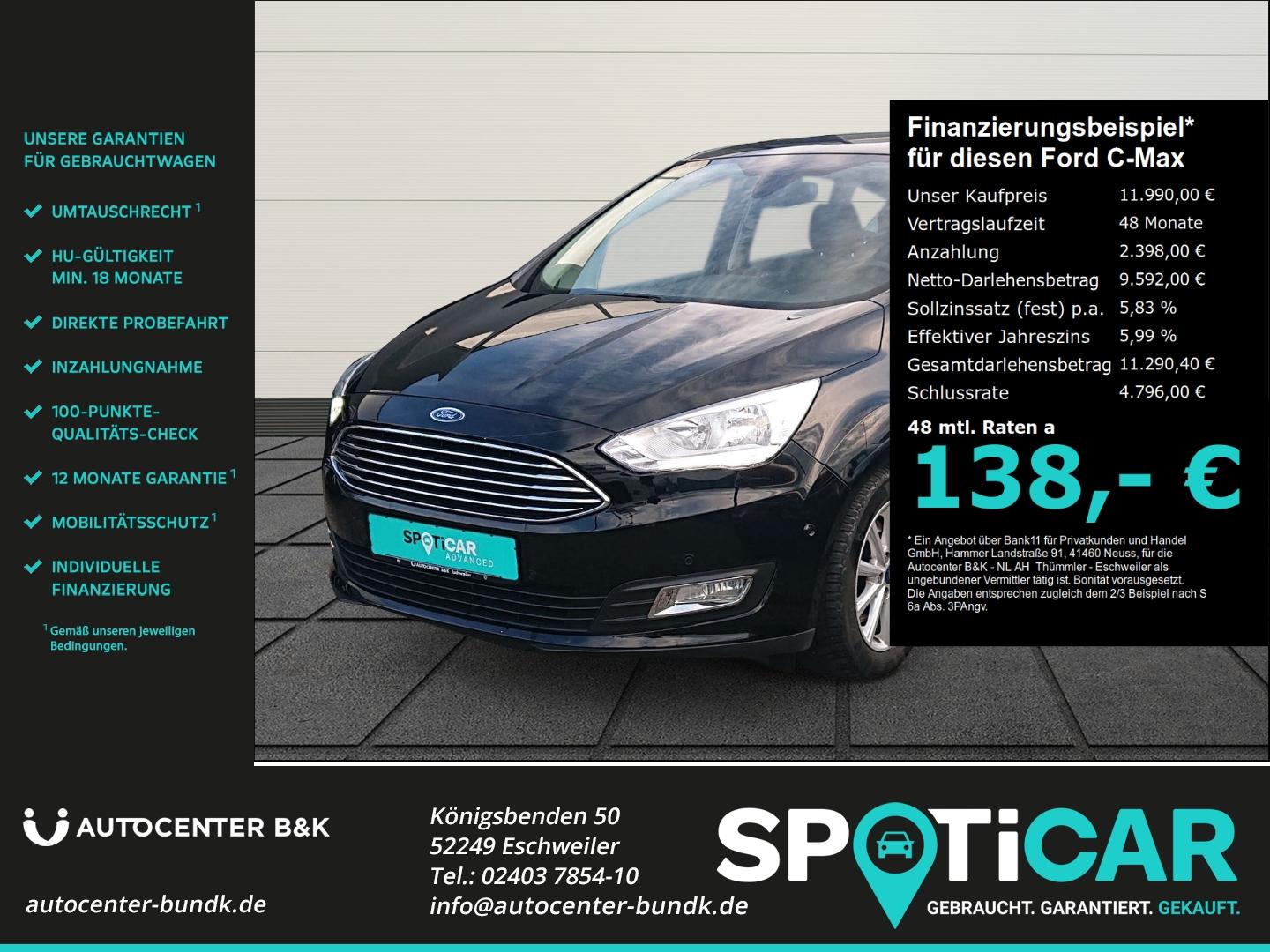Ford C-Max 1.5 EcoBoost Aut. Titanium AHK Navi Kamera