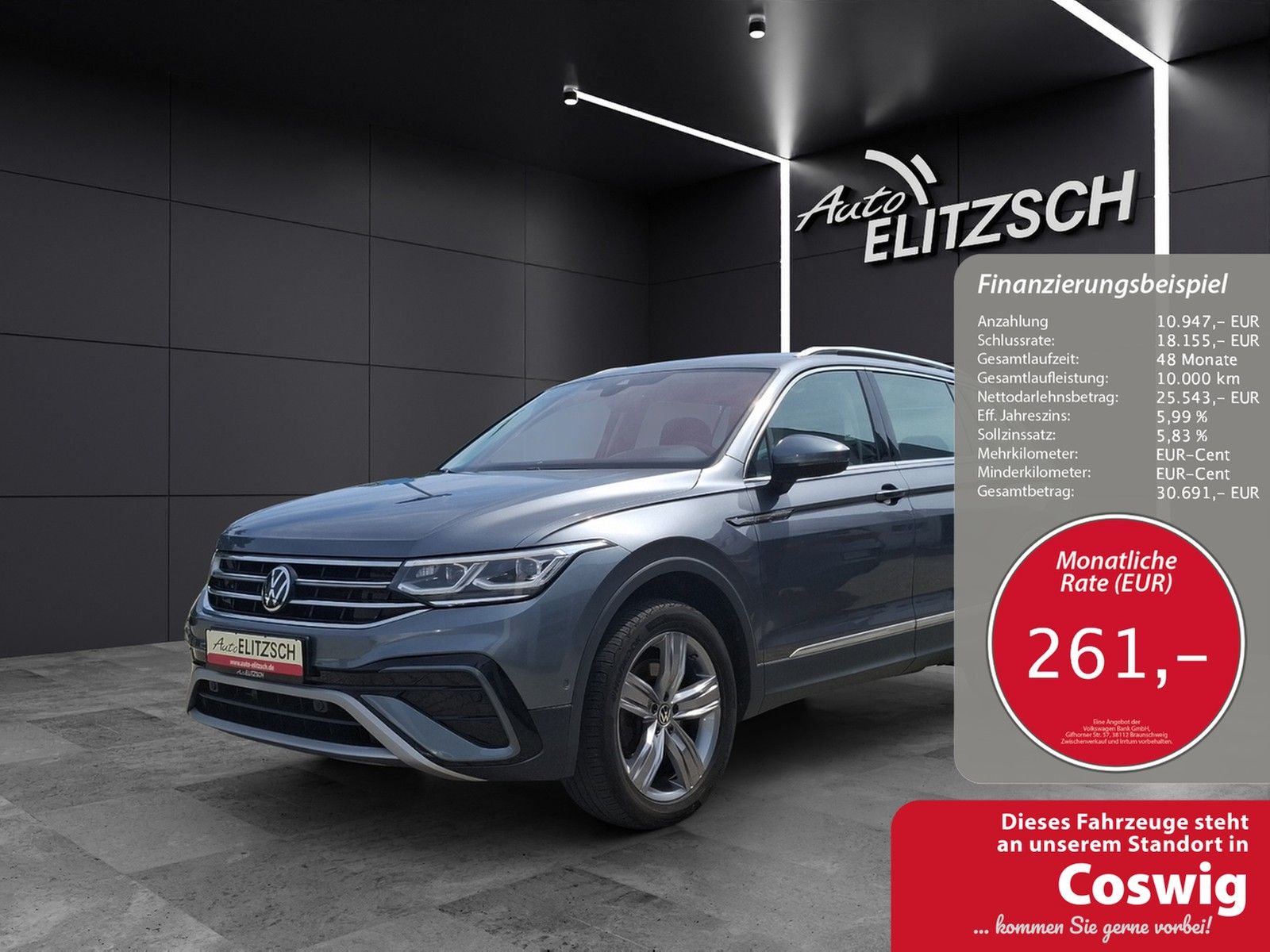 Fahrzeugabbildung Volkswagen Tiguan Allspace TDI Elegance DSG 4M Matrix AHK N