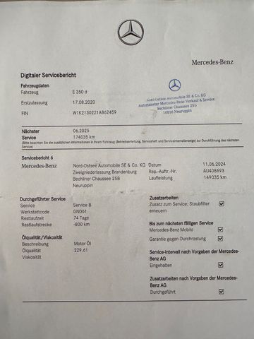 Mercedes-Benz E 350 d  *19%MwSt*ACC*AHK*LED*NAVI*WIDESCREEN*