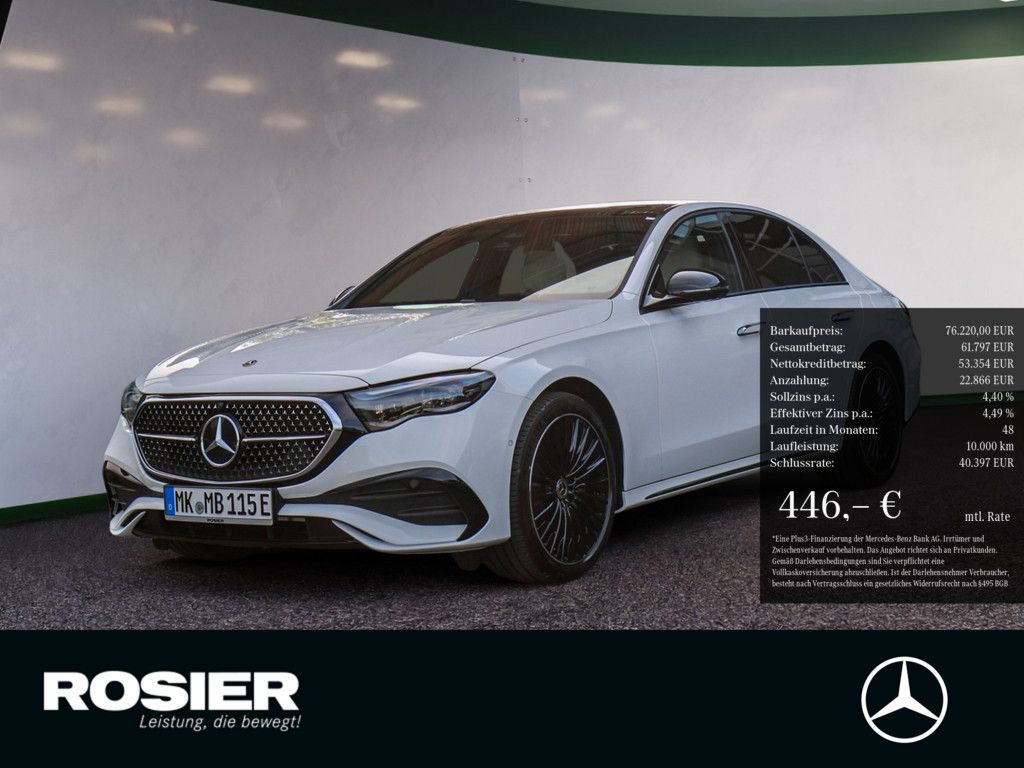 Mercedes-Benz E 300 de 4M AMG Limo mit EQ Hybrid Technologie