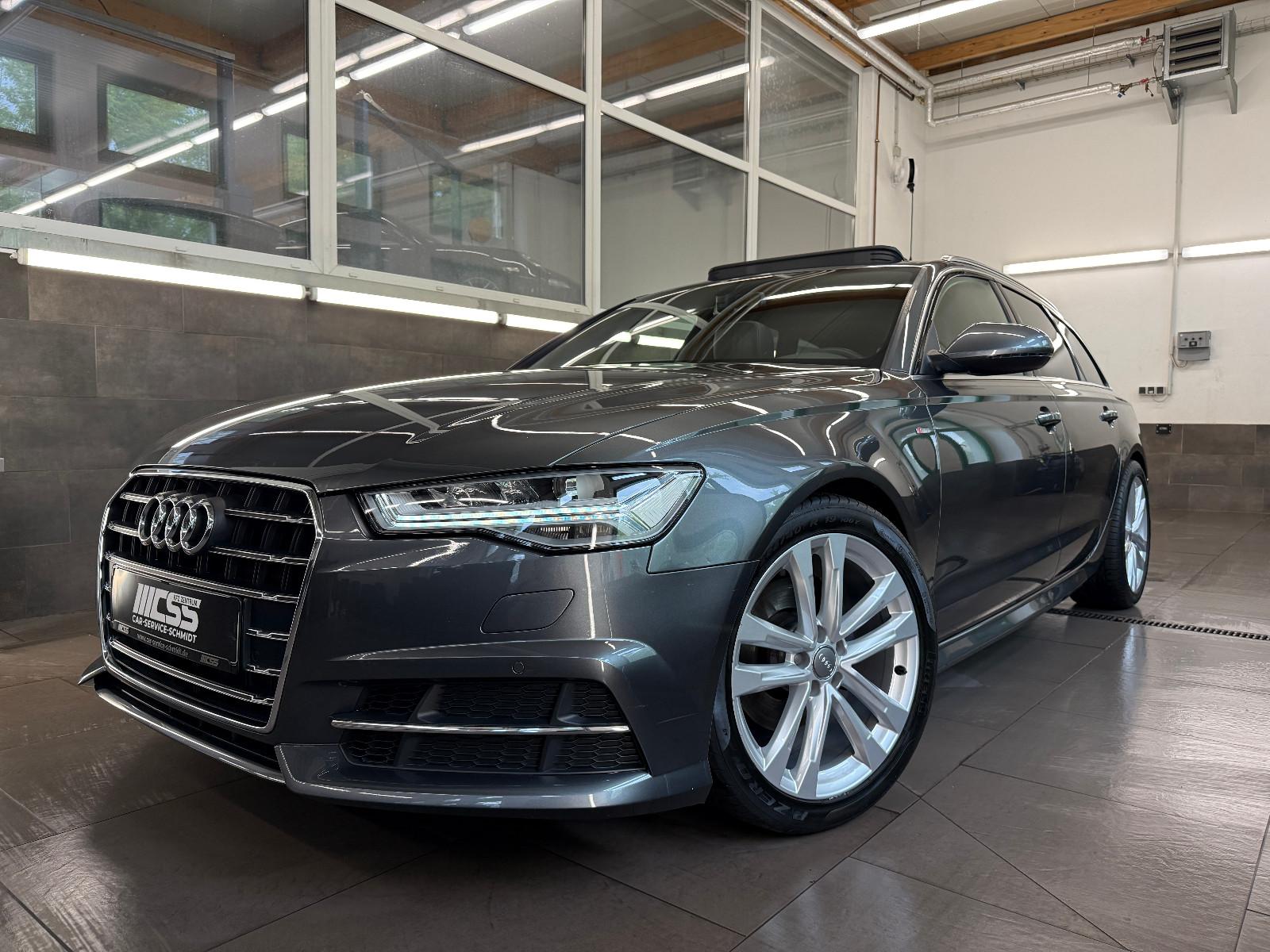 Audi A6 5 J. Garantie PANO AHK LED NAVI LEDER KEYL.