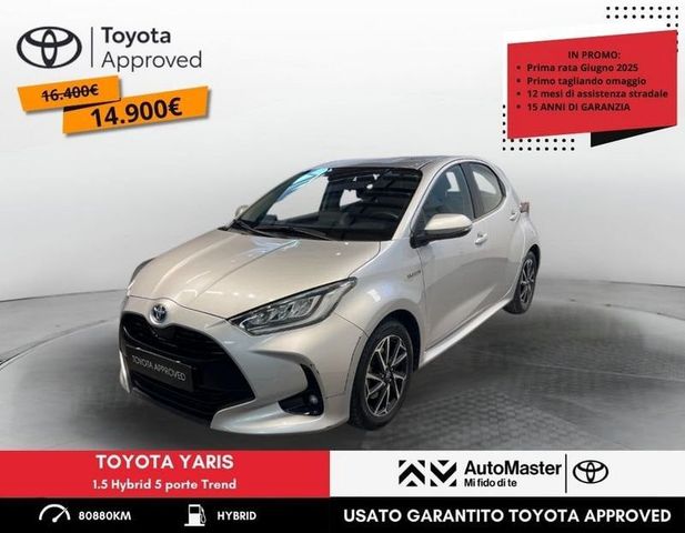 Toyota Yaris 1.5 Hybrid 5 porte Trend