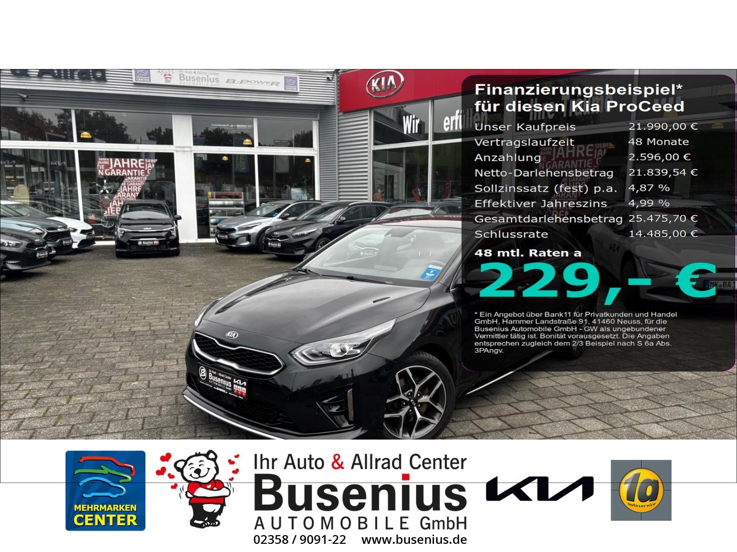 Kia ProCeed 1.6 CRDi DCT GT-Line+Navi+Tech+ACC+SHZ