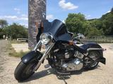 Harley-Davidson FLSTFI vivid black Fat Boy softail - HARLEY-DAVIDSON SOFTAIL FAT BOY