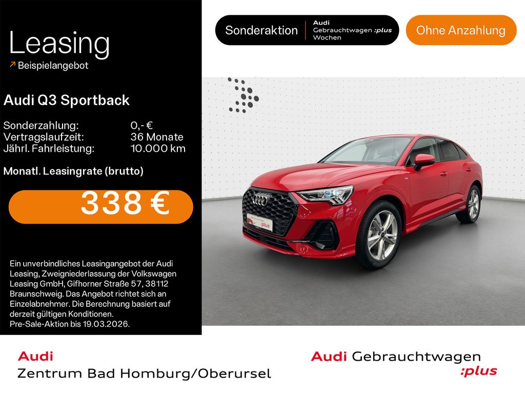 Audi Q3 Sportback 35 TDI S line*Navi*LED*Alu*AHK*PDC*