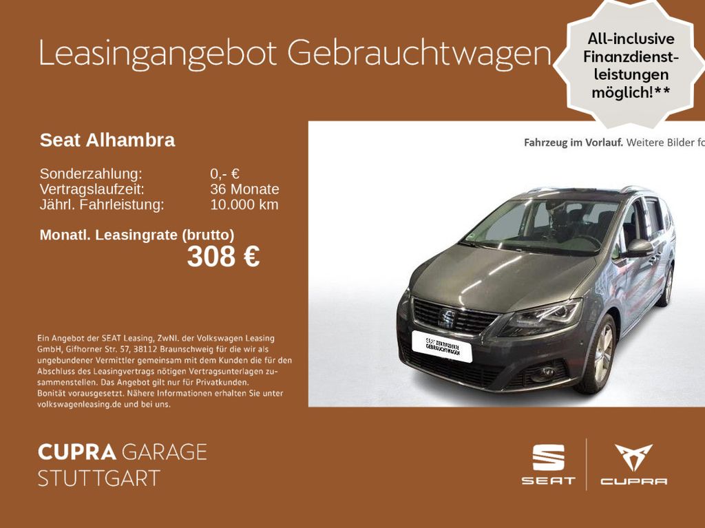 Seat Alhambra 1.4 TSI Xcellence DSG 110 kW