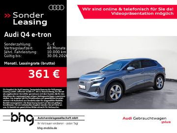 Audi Leasingangebot: Audi Q4 e-tron 40 MMI Navi Plus 20` Kilma-Paket Sport