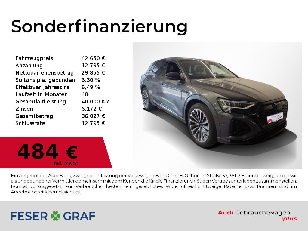 Audi Q8 e-tron 55 S Line AHK,Matrix,PDC+,RFK,Sportsit
