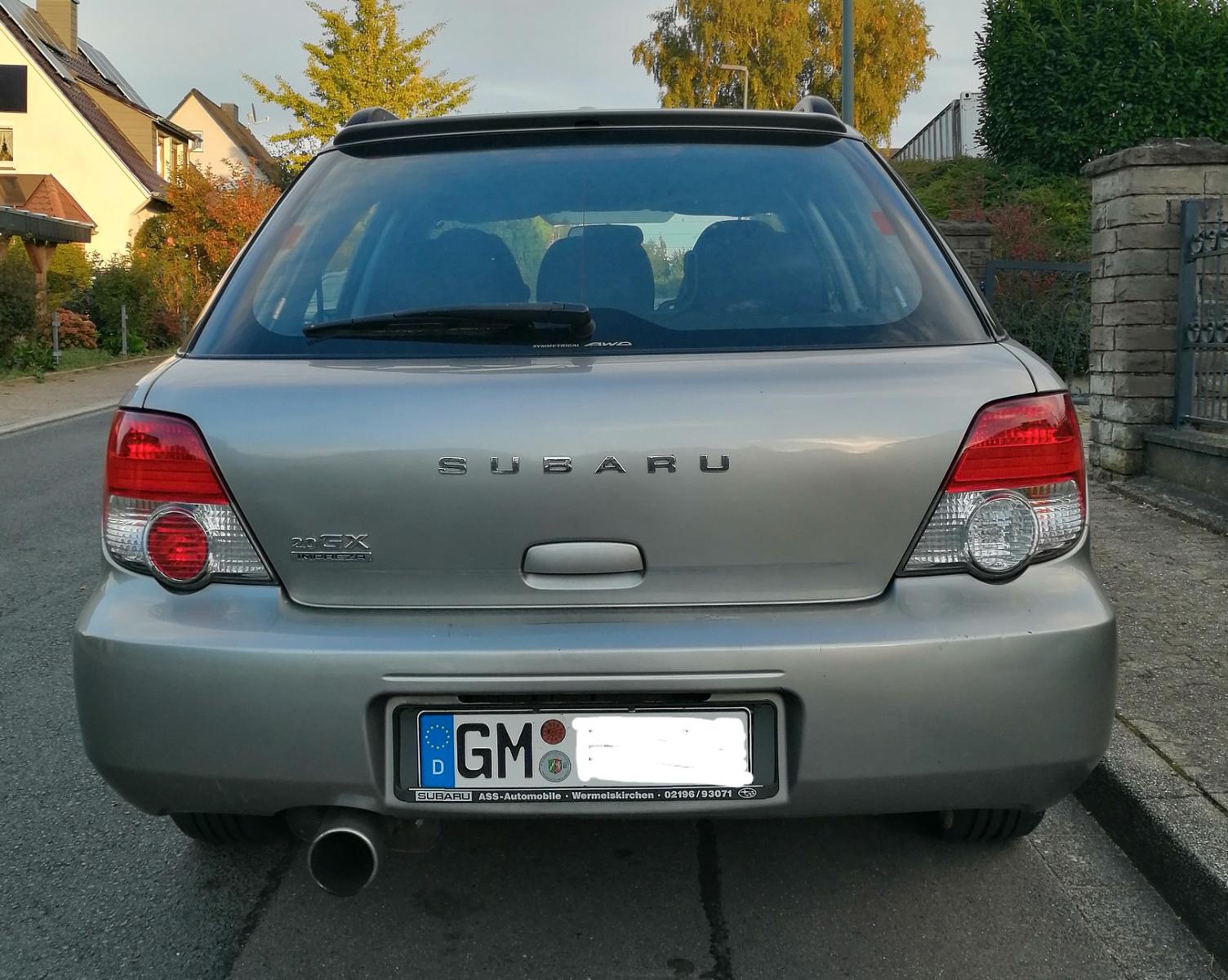 Subaru Impreza 2005 — двигун 1.994 cm³, 125 HP (92kW)