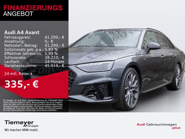 Audi A4 Avant 40 TFSI Q 2 x S LINE LM19 KAMERA NAVI+