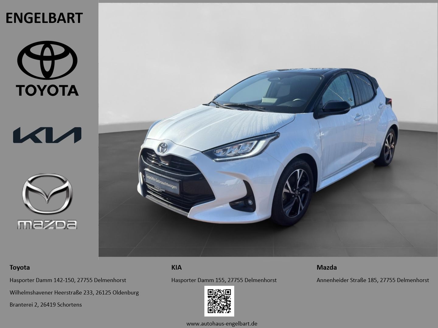 Toyota Yaris Hybrid Black&White LED CarPlay DAB Sitzhei