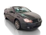 Volkswagen GOLF VI CABRIO LOUNGE NAVI SITHZG. PDC 1.BESITZ - mit Benzin-Antrieb: Teilleder, Cabrio, mit Klimaautomatik