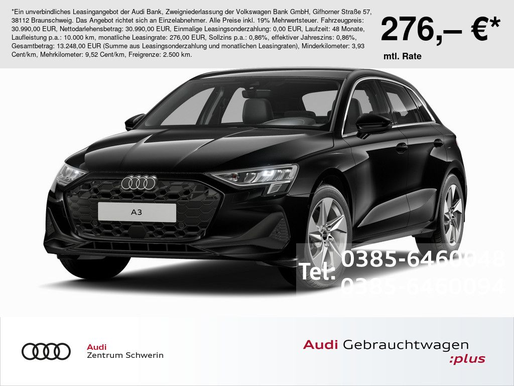 Audi A3 Sportback 30 TFSI S-tronic KLIMA PDC SHZ NAVI