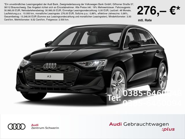 A3 Sportback 30 TFSI S-tronic KLIMA PDC SHZ NAVI