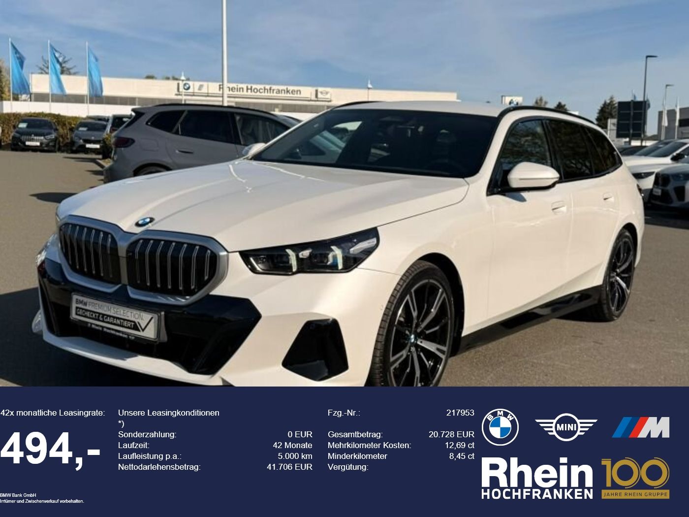 BMW 520d xDrive Touring M Sport STANDH ACC AHK H K foto 1
