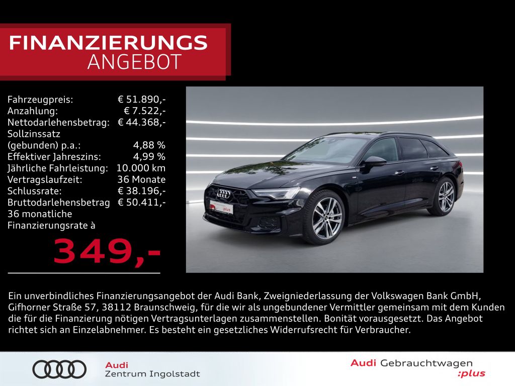 Audi A6 Avant 40 TDI qu S line STHZG MATRIX AHK KAM D