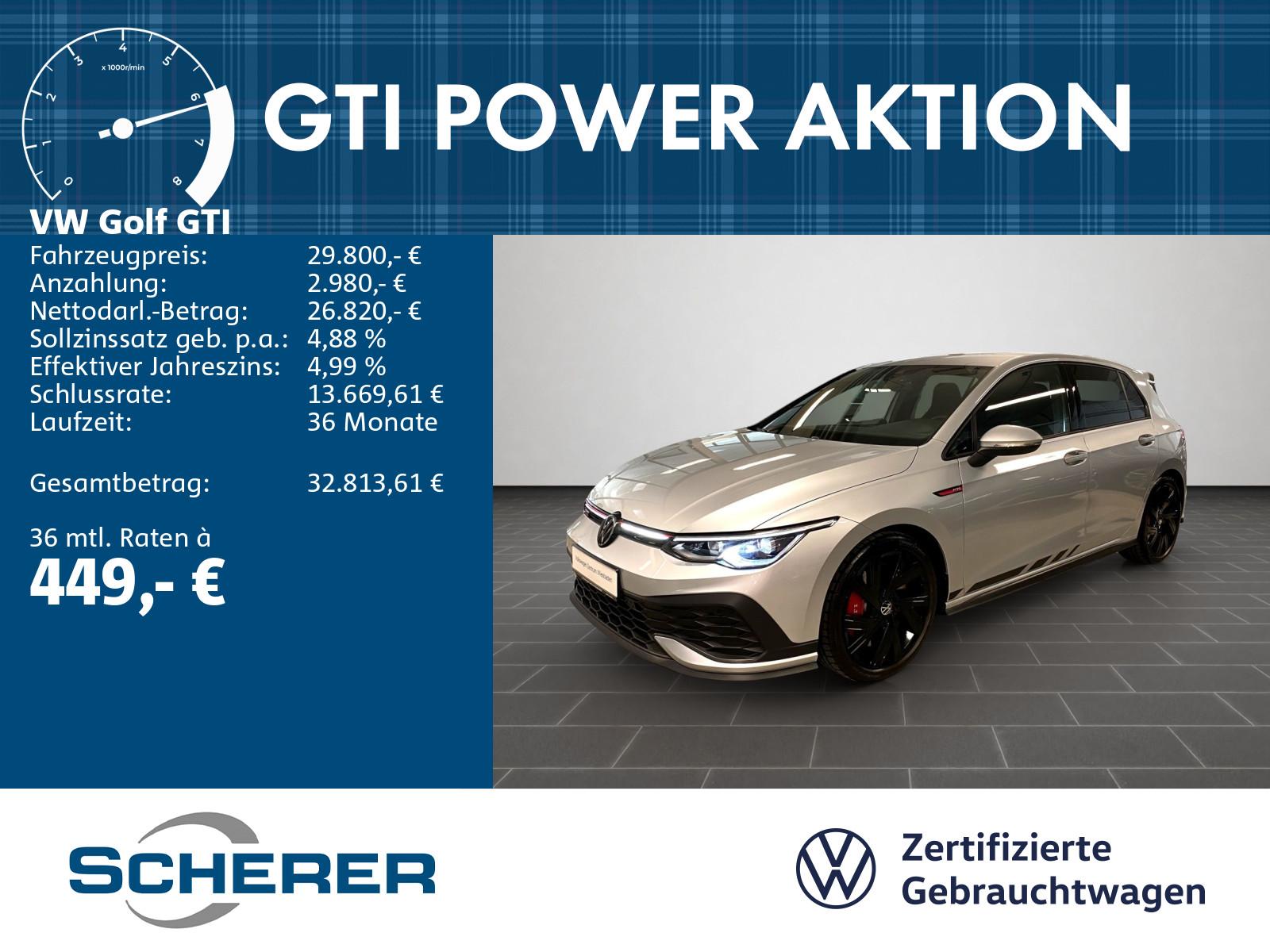 Volkswagen Golf VIII GTI Clubsport 2.0 TSI DSG, APP, Sitzh.