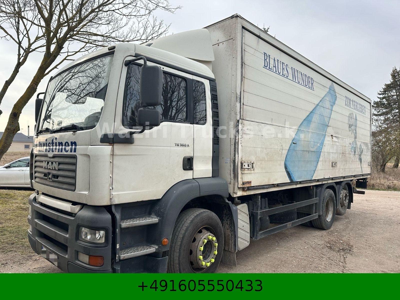 MAN 26 360 Box 6x2 Manual Pump Spring Air in top 410