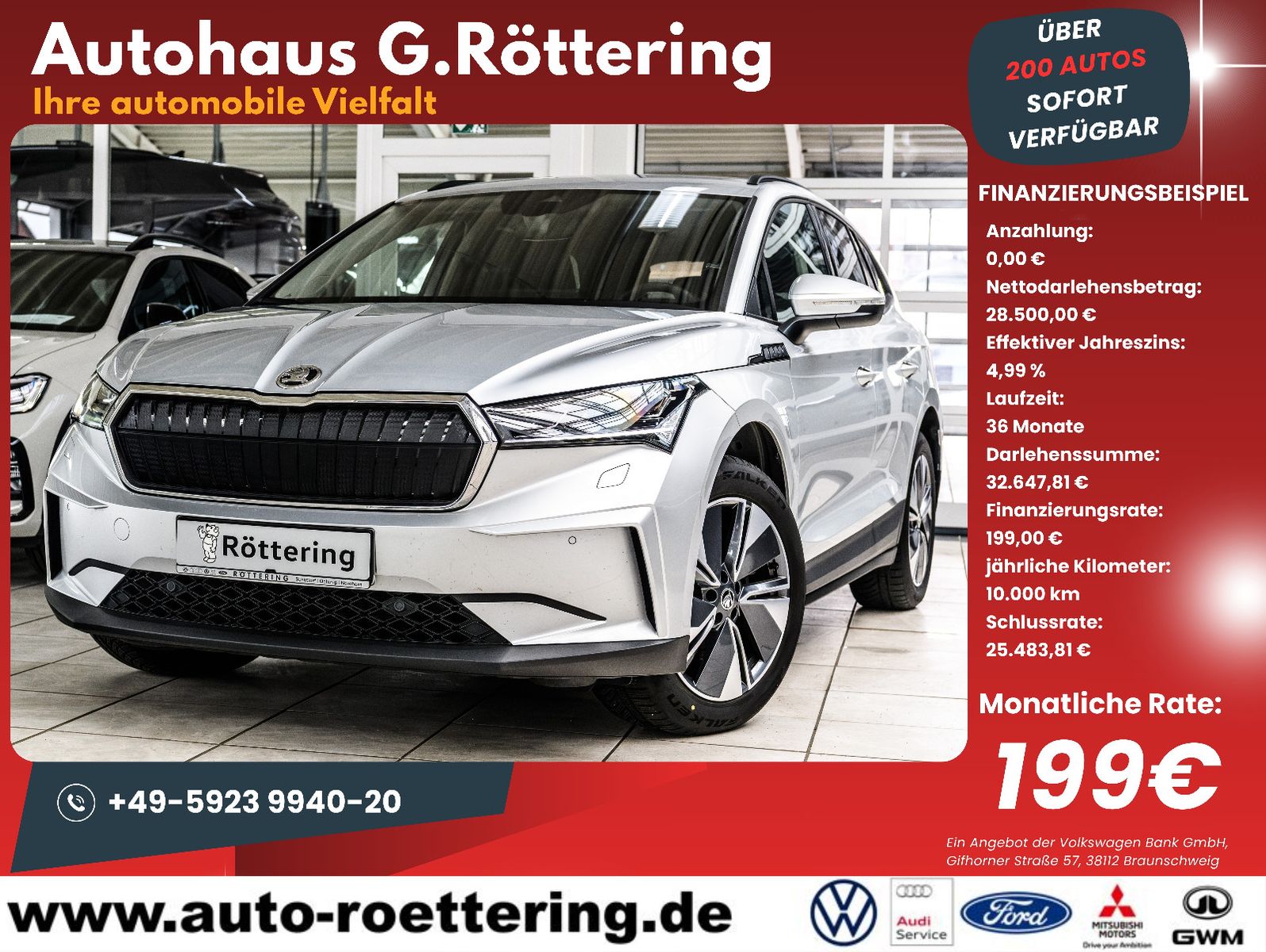 Fahrzeugabbildung SKODA Enyaq 60 Loft MATRIX-LED+RFK+NAVI+KEYLESS+SZH