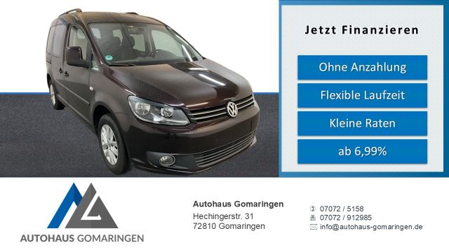 Volkswagen Caddy Kombi 1.Hand*Klima*SHZ*AHK*PDC*LM*Temp*