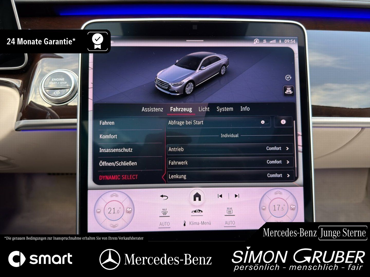 Fahrzeugabbildung Mercedes-Benz S 580 4M L AMG Exklusive Executive TV FondEntert