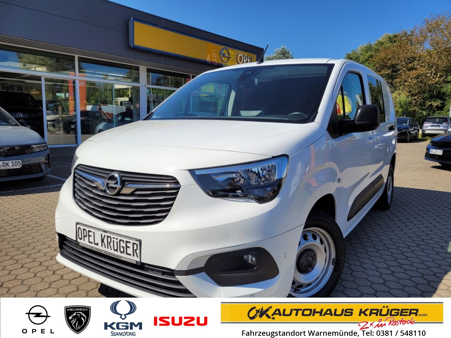 Fahrzeugabbildung Opel Combo Cargo Doppelkabine + AWR + PDC vo. & hi.