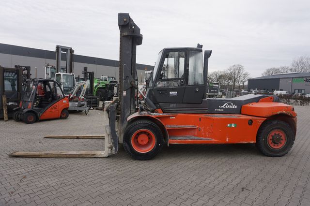 Linde H 160 D 1200 , 6180 Stunden , Telemast 3800 mm