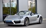 Porsche 911 TURBO CABRIO GT-SILBER APPROVED LIFT PCCB - Porsche 991 in Wiesbaden