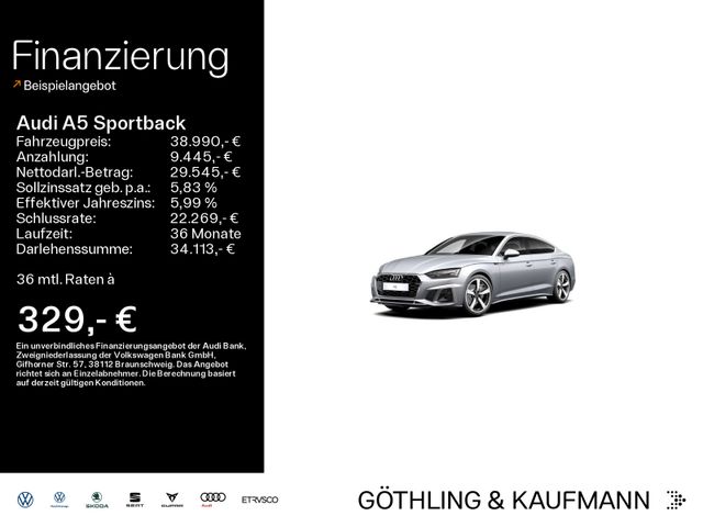 Audi A5 Sportback 40 TFSI 2x S line S tro*HUD*Matrix*