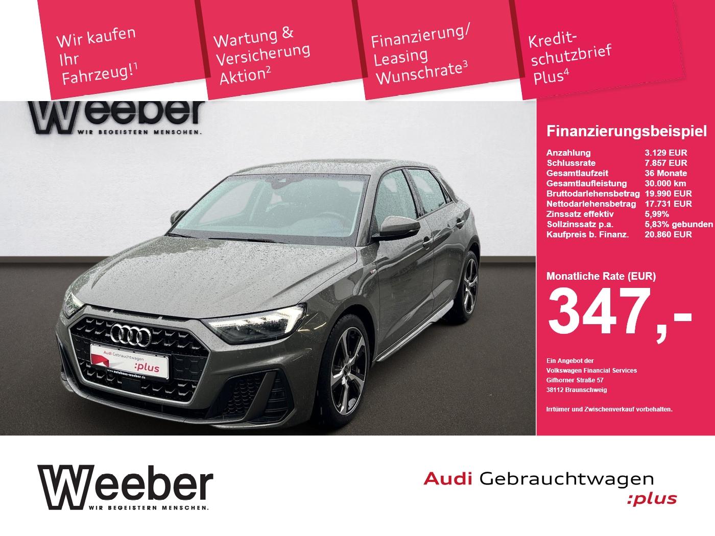 Audi A1 Sportback S line *PDC*GRA*LED*17 ZOLL LM*