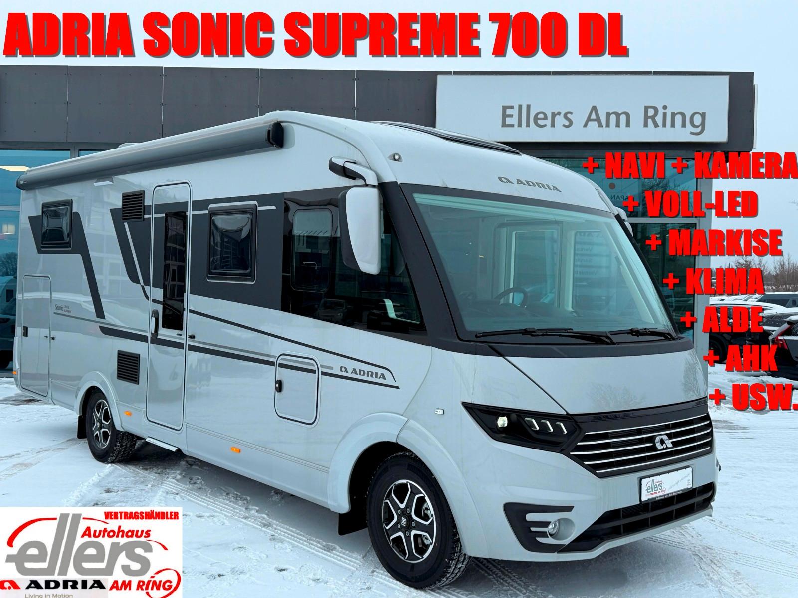 Adria SONIC SUPREME 700 DL AUTOM NAVI KLIMA AHK MARKIS