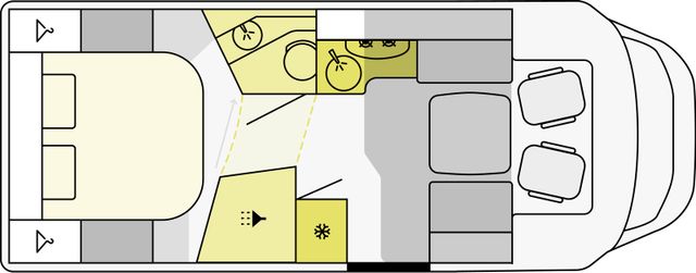 Fahrzeugabbildung Etrusco T 7400 QBC sofort Verfügbar / Queensbett