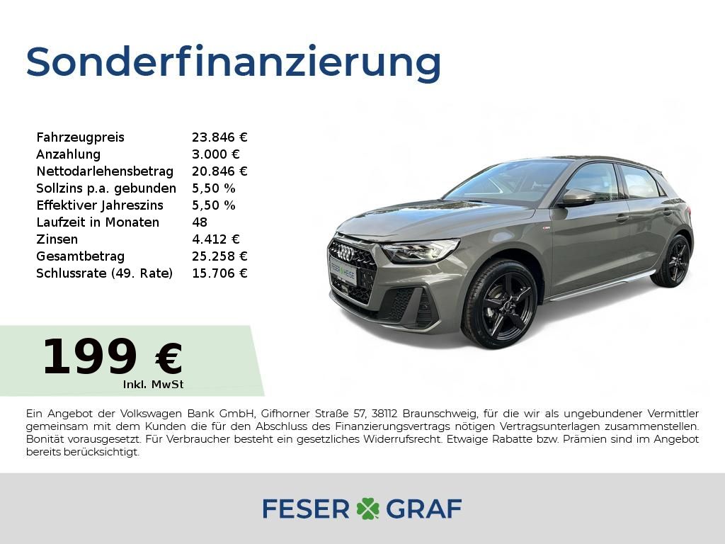 A1 Sportback S line 25% Sondernachlass